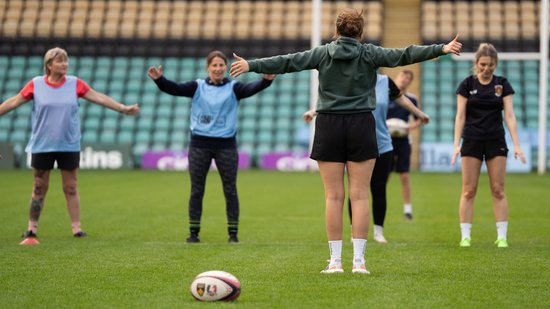 Women’s Touch Rugby at Northampton Saints.