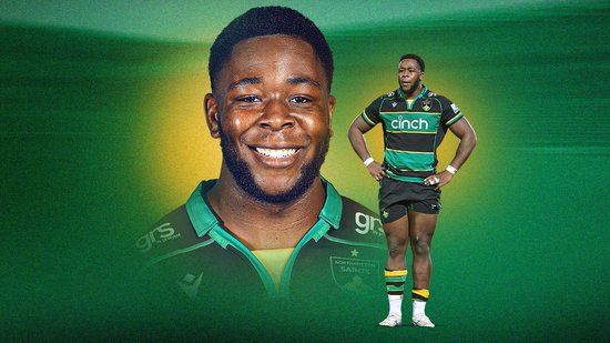 Emmanuel Iyogun of Northampton Saints