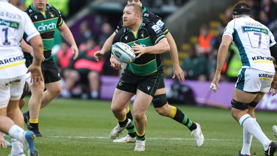 Tom West of Northampton Saints