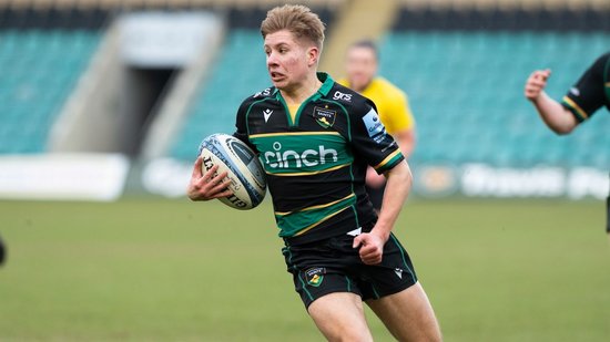 Northampton U18 Academy in action against Leicester Tigers.