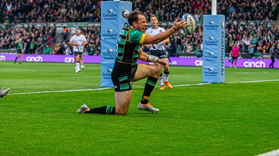 Burger Odendaal of Northampton Saints.