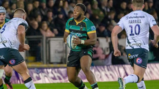 Emmanuel Iyogun of Northampton Saints