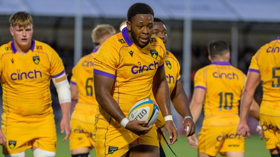 Emmanuel Iyogun of Northampton Saints