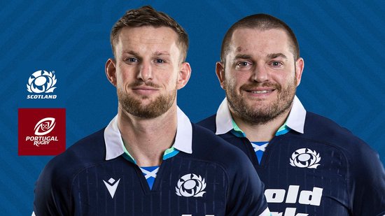 Rory Hutchinson starts for Scotland, while Elliot Millar Mills is also involved against Portugal