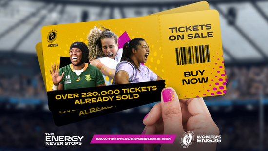 Tickets are on sale for the Women’s Rugby World Cup