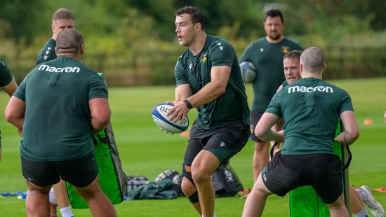 Northampton Saints’ Callum Hunter-Hill during the 2024/25 season.