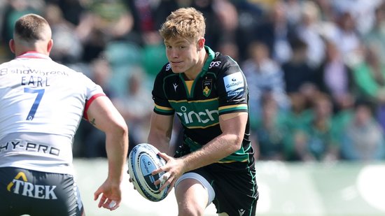Fin Smith of Northampton Saints