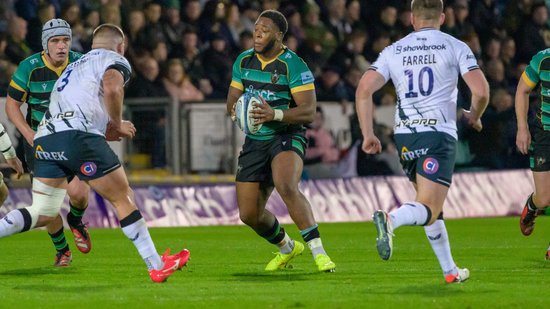 Emmanuel Iyogun of Northampton Saints