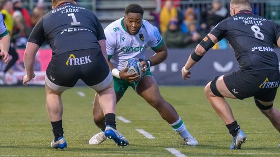 Emmanuel Iyogun of Northampton Saints