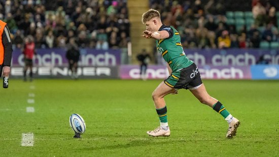 Fin Smith of Northampton Saints