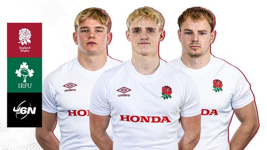 Toby Cousins, Henry Pollock and Archie McParland all start for England Under-20s against Ireland