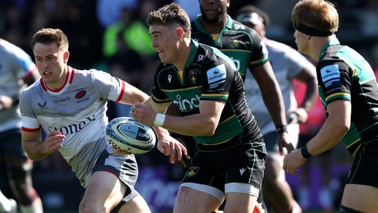 Tommy Freeman of Northampton Saints.