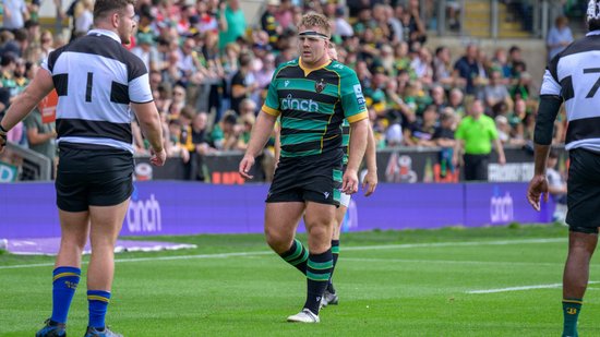 Northampton Saints' Paul Hill during the 2023/24 season