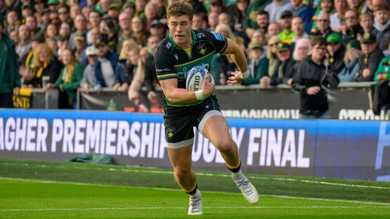 Northampton Saints’ Tommy Freeman during the 2024/25 season.