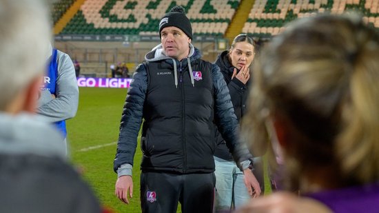 Loughborough Lightning head coach Nathan Smith.