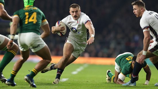Ollie Sleightholme of Northampton Saints