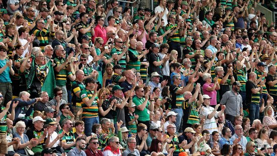 Northampton Saints supporters