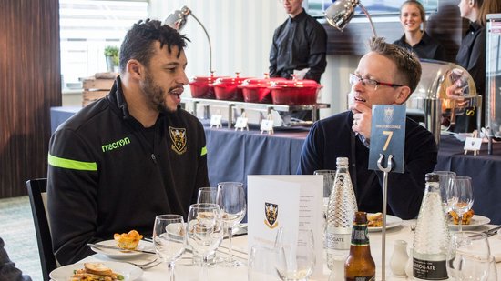 Enjoy our Directors Experience hospitality on a matchday at Franklin's Gardens