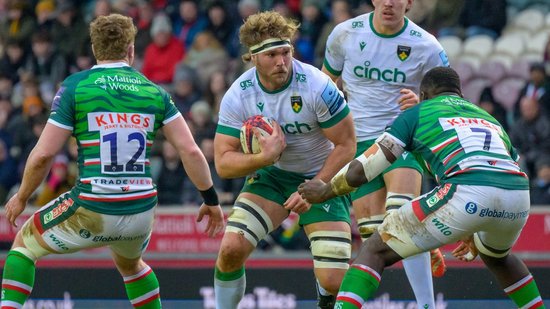 Angus Scott-Young of Northampton Saints