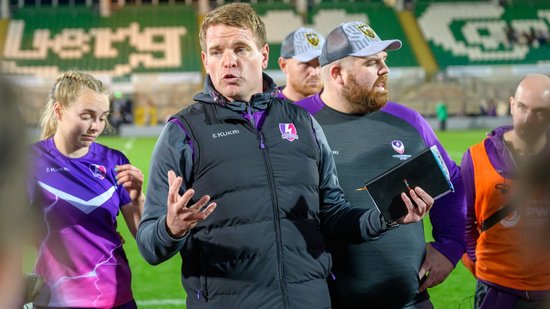 Loughborough Lightning head coach Nathan Smith