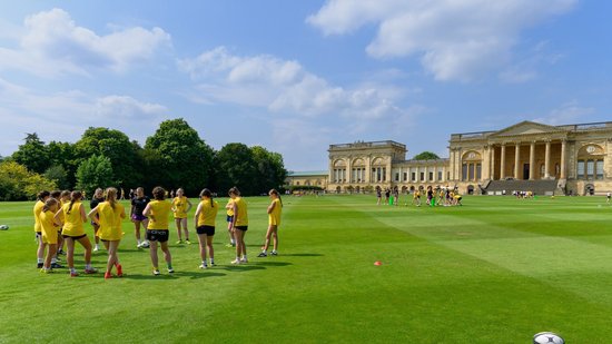 Northampton Saints and Loughborough Lightning Community residential camps at Stowe School.