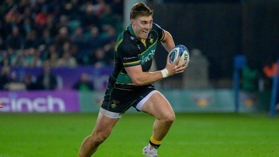 Tommy Freeman of Northampton Saints