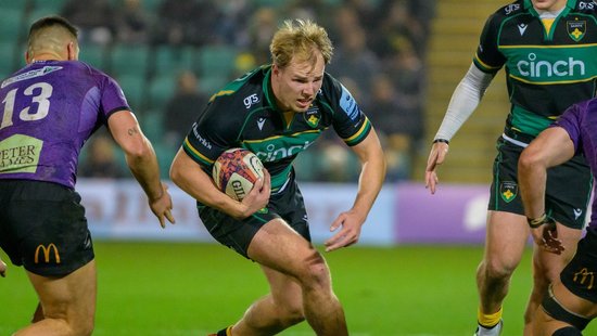 Northampton Saints’ Toby Cousins during the 2024/25 season.