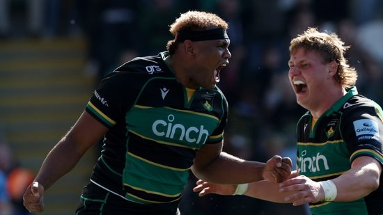 Tarek Haffar of Northampton Saints.