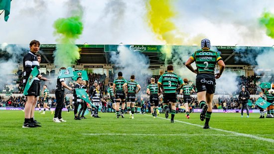 cinch Stadium at Franklin’s Gardens, home of Northampton Saints