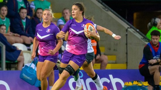 Loughborough Lightning's Becky Boyd during the 2023/24 season