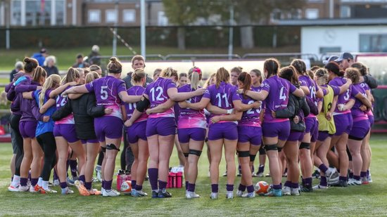 Loughborough Lightning after their win over Trailfinders Women.