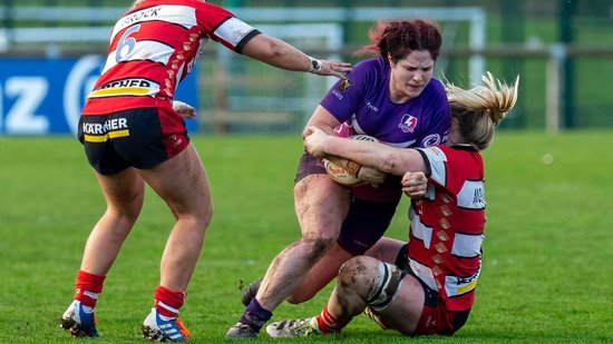 Loughborough Lightning in action against Gloucester-Hartpury.