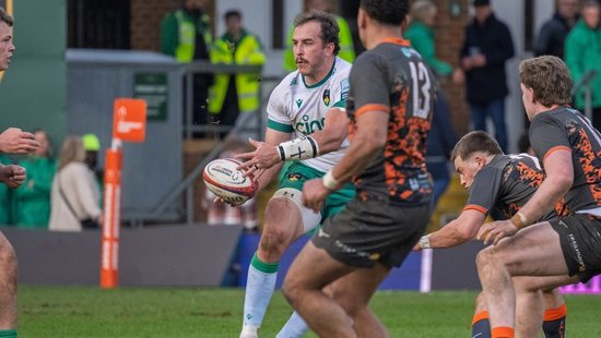 Burger Odendaal of Northampton Saints.