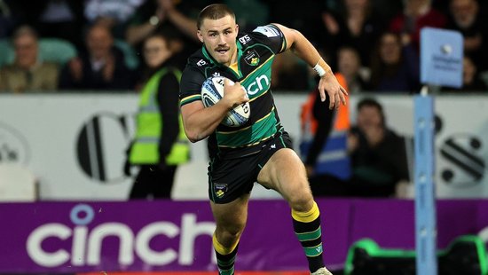 Ollie Sleightholme of Northampton Saints