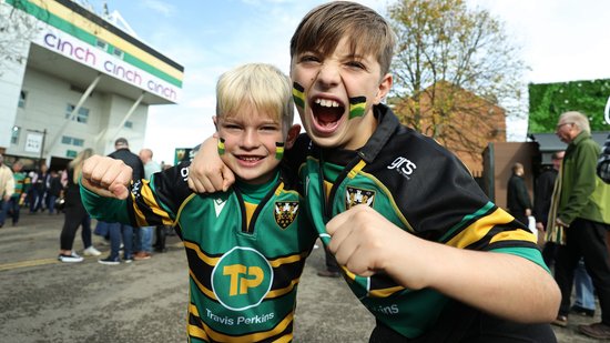 Northampton Saints supporters