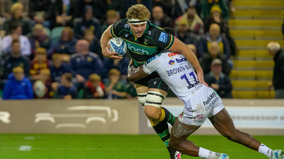 Northampton Saints’ Angus Scott-Young during the 2024/25 season.