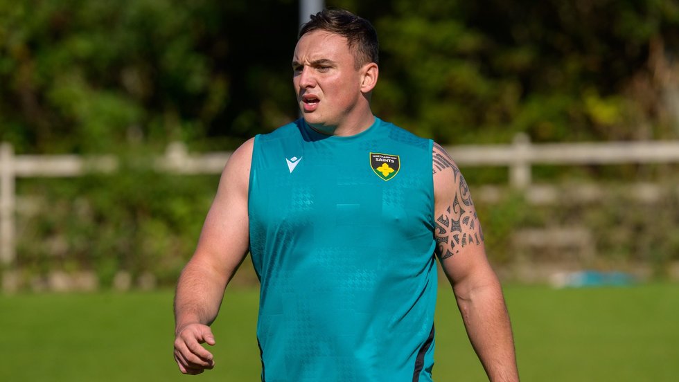Northampton Saints’ Marco Mandfredi during the 2025/26 season.