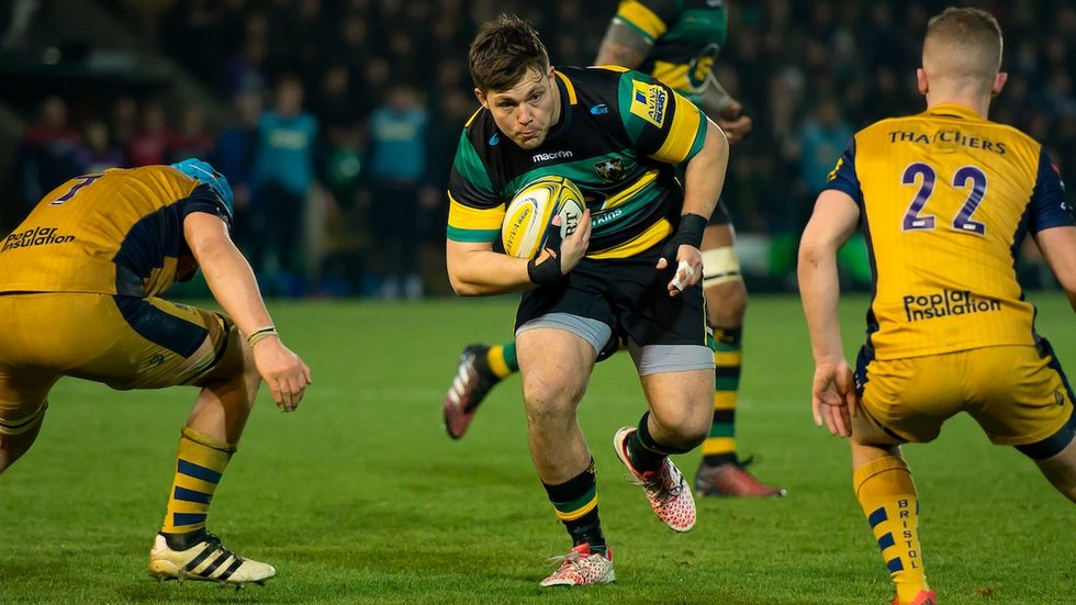 Northampton Saints’ Ethan Waller during the 2016/17 season