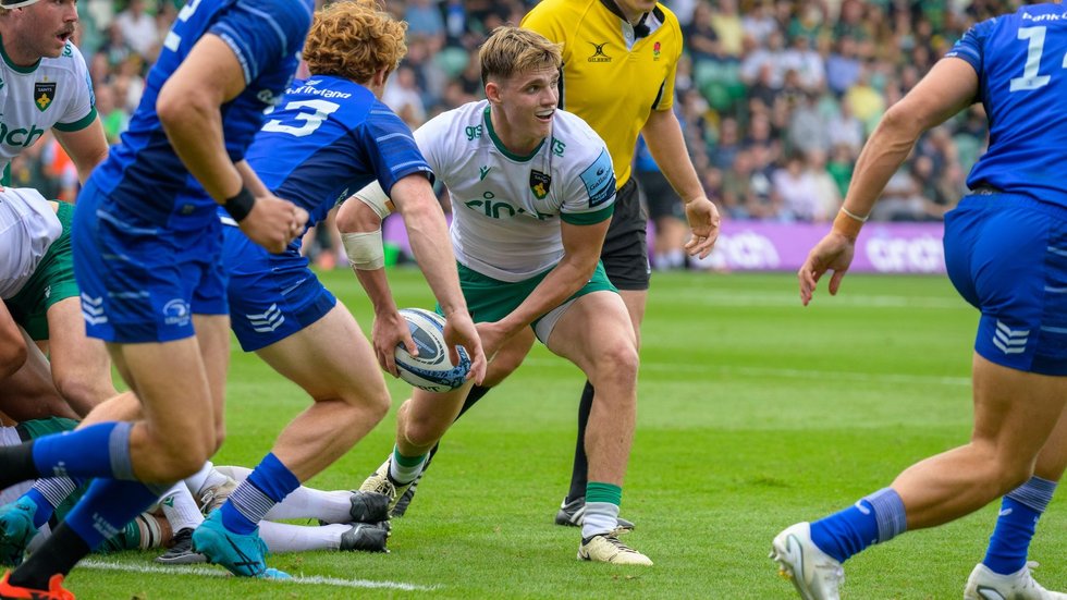 Northampton Saints’ Archie McParland during the 2024/25 season.