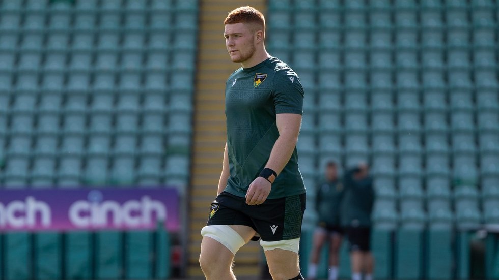 Northampton Saints’ Kieran Perkins during the 2024/25 season.