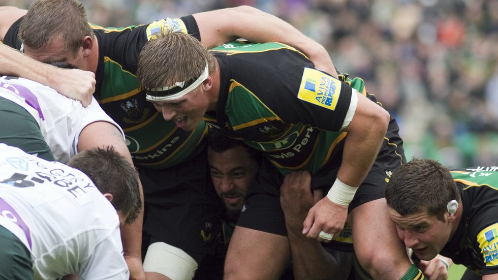 Northampton Saints' Alex Waller during the 2011/12 season.