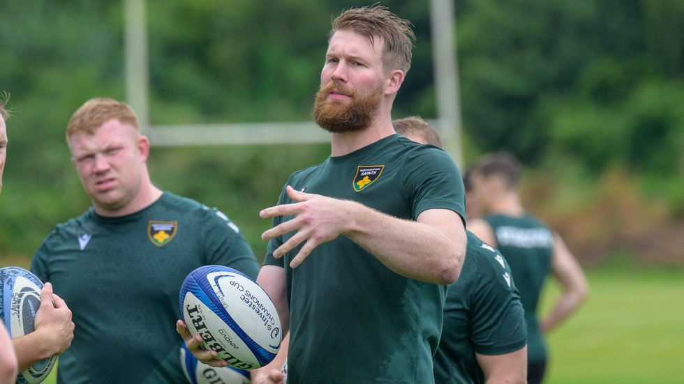 Northampton Saints’ coach James Craig during the 2024/25 season.