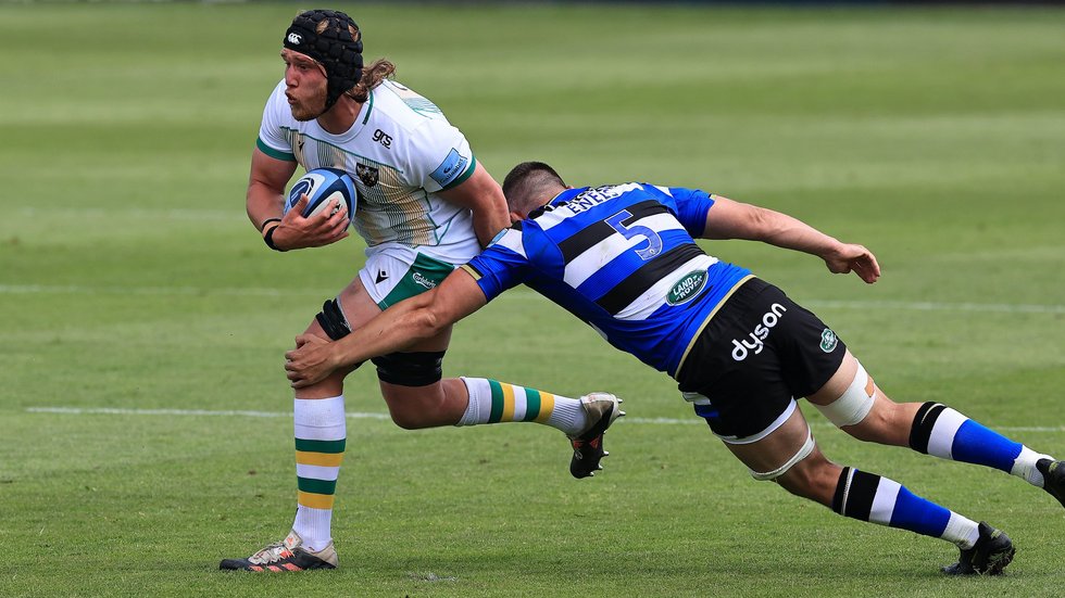 Northampton Saints' Alex Moon during the 2020/21 season