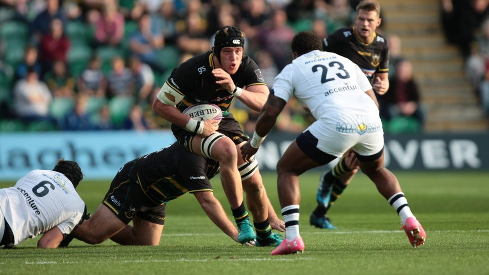 Northampton Saints' Alex Moon during the 2018/19 season