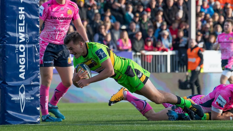 Northampton Saints' George Furbank during the 2017/18 season