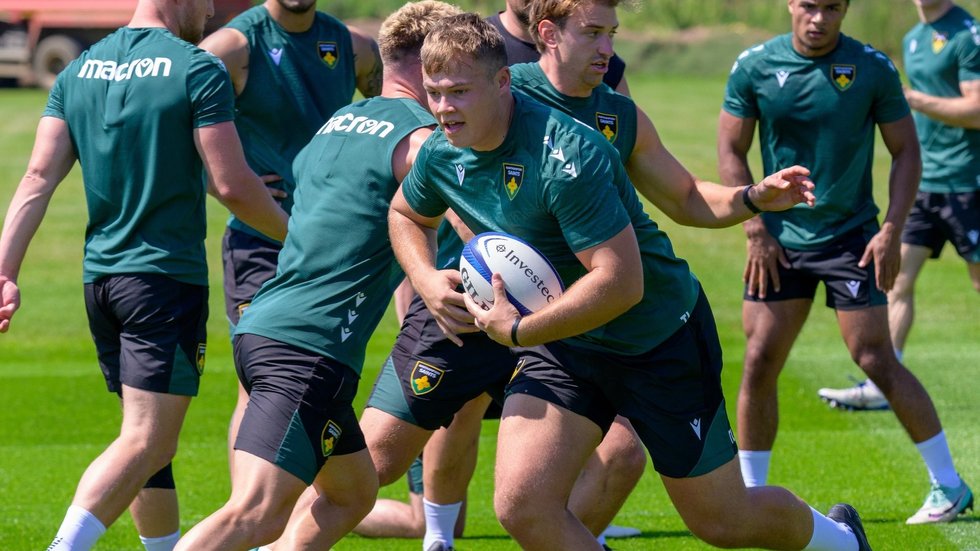 Northampton Saints’ Tom Litchfield during the 2024/25 season.