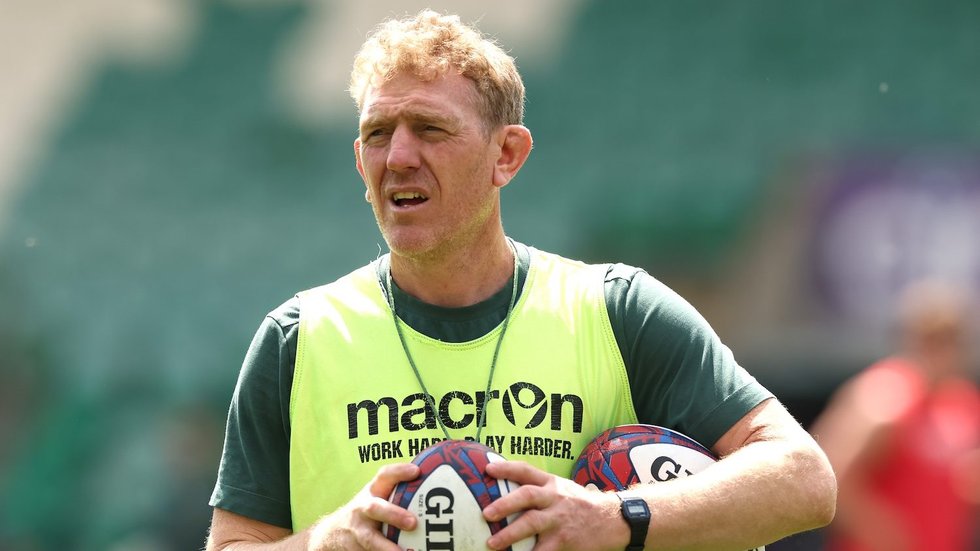 Northampton Saints’ Head Coach Sam Vesty during the 2024/25 season.