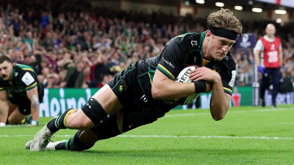 Northampton Saints’ Alex Coles during the 2024/25 season.