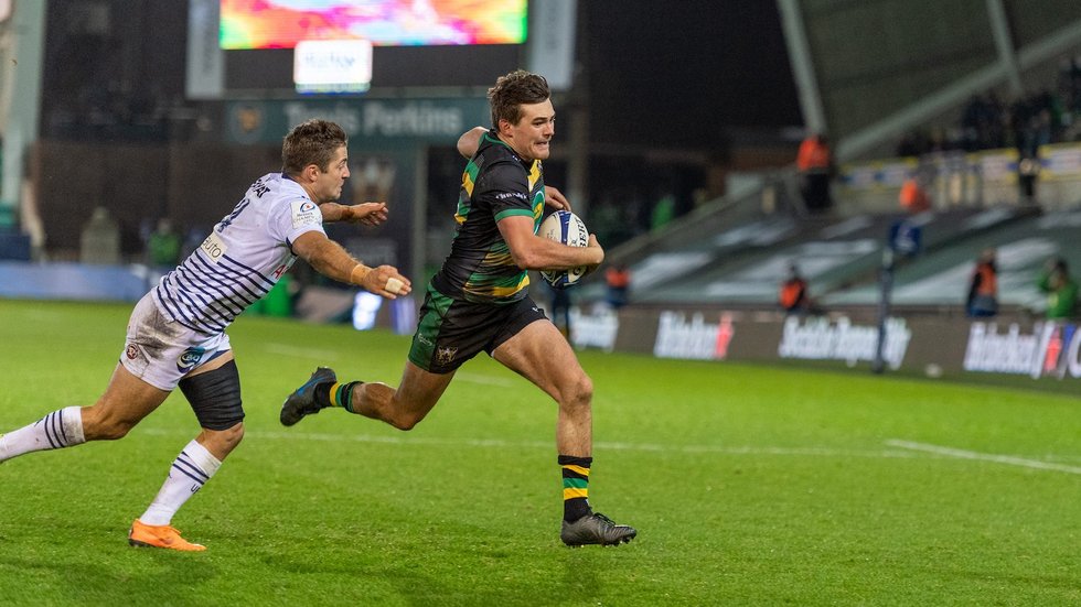 Northampton Saints' George Furbank during the 2020/21 season