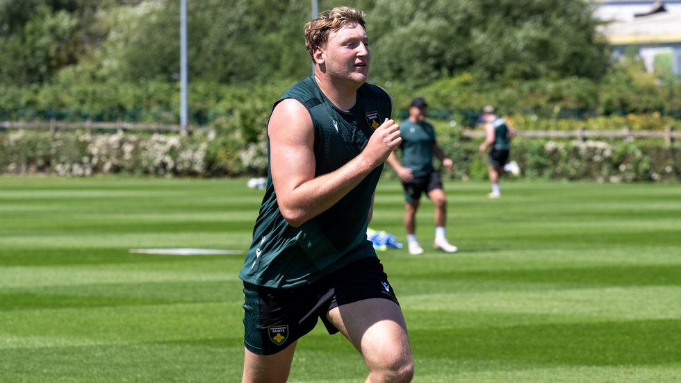 Northampton Saints’ George Smith during the 2024/25 season.